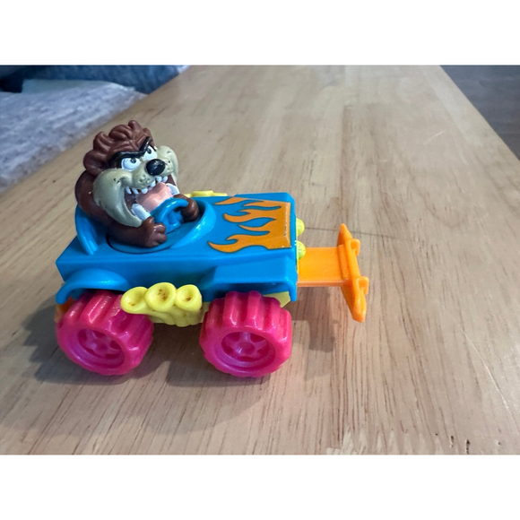 Looney Tunes Quack-Up Car Taz McDonald’s Tasmanian Devil Tornado Tracker 1992 - Picture 4 of 4